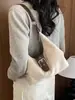 Bolsa hobo estilo étnico retrô, mini bolsa de ombro feminina, bolsa simples de PU sob o braço, perfeita para o uso diário
