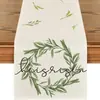 Bandera de Mesa Popular de Pascua Temu Estampado de Enano de Huevo de Pascua Material de Lino Decoración de Mesa de Pascua de Primavera Mantel