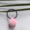 Goma de Pelo de Pompones Coloridos Estilo Coreano Alta Elasticidad Cuerda Redonda para el Cabello Accesorios para el Cabello Dulces y Frescos Goma de Pelo