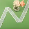Renda Ondulada Branca de Lado Único de 3cm Renda Elástica Renda para Saia de Vestido de Casamento Acessórios de Renda para Roupas
