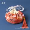 Saco do barco do dragão Sachê estilo chinês Palácio antigo Hanfu saco de sachê de bagagem de mão saco saco vazio Tassel saco de seda de ouro