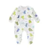 Mameluco para Bebé Recién Nacido, Manoplas y Pies para Bebé Prematuro, Traje de Gateo para Bebé, Pijama Lindo para Niños, Antisalto