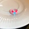 Anillo de Pareja de Gatos Negros Divertidos para Chicas Diseño de Nicho ins Sentido de la Personalidad Dibujo Animado Estudiante Ojos Grandes Regalo