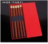 Chopsticks de Madeira com Cabeça de Frango e Sândalo Vermelho Sem Tinta Sem Cera Domésticos Presente de Casamento Fabricante de Chopsticks Atacado Logotipo Gravado