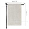 Suministro del Fabricante de Banderas de Jardín Blancas en Blanco Transfronterizas, Banderas Blancas Puras para DIY para Cualquier Texto o Pintura, Banderas de Jardín Blancas en Blanco Transfronterizas