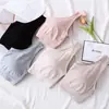 Li Zhiyuan 137 Sujetador Grande Elástico Ropa de Dormir Espalda Hermosa en Forma de U Camiseta sin Mangas de Modal para Mujeres de Tallas Grandes Sujetador Deportivo