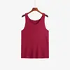 Colete de tricô com gola U para mulheres plus size, estilo outono 2026, top básico versátil sem mangas para usar por baixo para mulheres plus size 25087