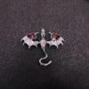 Europa y Estados Unidos transfronterizo gota de aceite dragón broche alta personalidad animal corsage tapeta de presión ropa anti-deslizamiento hebilla pin