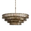 Lustre Murano de Luxo Leve Estilo Francês para Sala de Estar de Villa, Luminária de Arte Vintage para Quarto, Lustre de Vidro para Restaurante de Hotel