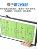 Pizarra Táctica de Fútbol Magnética Plegable Doble Doblez Medio Doblez Magnética Doble Doblez Portátil Duradera Alta Calidad
