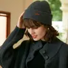 Gorro Unisex Casual Versátil para Deportes Urbanos 100% Cachemira Pura, Nuevo Estilo Otoño e Invierno, Cortavientos y Cálido, Estilo Simple
