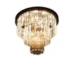 Lámpara de Araña de Lujo Ligero Shangmeili Lámpara de Cristal Postmoderna Sala de Estar Iluminación Sencilla para Comedor Lámpara de Dormitorio Villa Lámpara Grande para Uso Doméstico