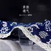 Mantel de lino con estampado geométrico a cuadros simple, resistente al calor, al desgaste y a prueba de gatos, con una capa engrosada para protección adicional y una cubierta antipolvo para evitar que los gatos lo rayen