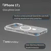 Funda de Vidrio Magnética Transparente para Teléfono para iPhone 18 Pro Max Apple 17 Sencilla de Cobertura Total Protectora 15