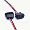 LN-001-1 Tipo Curto Conector Fêmea para Fio de Solda Tipo-C Fixação por Encaixe Para Carregamento de Produtos Portáteis
