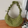 Bolsa de Bolinho Versátil com Cordão de Bolinhas Transfronteiriça 2026 Verão Novo Design Nicho Bolsa de Ombro Cruzada Bolsa Feminina para o Dia a Dia
