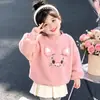 Sudadera para Niña 2026 Estilo Nuevo Forro Polar Temporada Otoño e Invierno Niños Lana de Cordero Estilosa Engrosada Estilo Invierno para Bebé Top Lindo