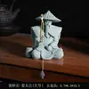 Escritorio de estilo chino, Buda Wei del Norte, estatua de Buda, micropaisaje de Buda, pecera, paisajismo, rocalla, adornos de escritorio, té, mascota, fragancia, decoración de camino