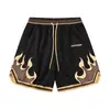 Disponíveis Agora: Shorts de Tela "Série Chama Americana para Homens" da Yahan, Shorts Esportivos de Basquete de Secagem Rápida de Alta Resistência por Yang Zheng