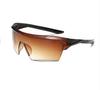Nuevas gafas de sol deportivas de ciclismo para piloto, montura grande, estilo Y2K, de media montura, para hombre, gafas de sol transfronterizas europeas y americanas.