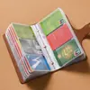 Portatarjetas para Hombre Piel Genuina Gran Capacidad Múltiples Ranuras para Tarjetas Portatarjetas Bancarias Portatarjetas de Negocio para Mujer Antidesmagnetización Almacenamiento de Documentos Portatarjetas