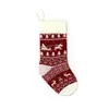 Calcetines Navideños de Punto Jacquard Navideños de Amazon, Bolsas de Regalo Navideñas, Bolsas de Dulces, Colgantes para Ventana de Árbol de Navidad