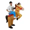 Amazon Disfraz de Caballo Inflable Caballo de Performance Personaje de Escenario Atrezo Disfraz Caballo con Silla Roja Halloween Transfronterizo