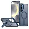 Adecuado para Samsung S25Ultra Refrigeración de Panal Soporte Magnético Funda para Teléfono Móvil A56 Malla A16 Cubierta Protectora Anticaídas 35