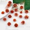 Nuevo retro naranja tie-dye flor suave accesorios de arte de uñas bolsa de material luminoso modelos de explosión en vivo usar accesorios de uñas al por mayor
