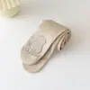Otoño e Invierno Rayas Verticales Finas Terciopelo Fino Engrosado Medias para Niños Suelas de Grafeno Pies Pequeños Leggings para Niñas Venta al por Mayor