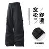 2025 Nuevo Otoño Pantalones Cargo Outdoor Casual Deportes Estilo Pareja Pantalones Paracaídas Versión Holgada Marca de Moda Pantalones Casuales