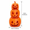Decoración de Calabaza Apilable Transfronteriza Personalizada Linterna de Calabaza de Halloween Adorno de Decoración Apilable