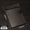 Portapapeles menú clip para pedidos de restaurante clip de cuero para bebidas caja de hotel pagar factura check out personalización de logo