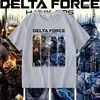 Camiseta de Manga Corta Delta Force DELTA FORCE Algodón Agente Táctico Verano para Niños Top Versátil