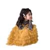 Conjunto Infantil Camiseta de Manga Longa com Vestido Doce de Princesa em Tule Macio 26 Moda Nova Primavera e Outono Tendência de Vestuário Infantil de Comércio Exterior