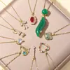 Collar para Mujer, Moda Transfronteriza, Diseño Nicho de Corazón, Versátil Elegante, Colgante Simple y Versátil, Collar Cadena Clavícula para Mujer