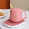 Canecas Personalizadas para Casal, Par de Xícaras de Cerâmica com Tampas e Colheres, Xícaras de Café, Copos de Água 520, Porcelana Branca para Presente