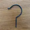 Gancho negro percha de madera percha de plástico accesorios de percha gancho de percha barato gancho de Guangxi