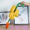 Modelo de Fruta Falsa Simulada Plástico Mango Manzana Pera Piña Limón Plátano Adornos de Brocheta Decoración para Gabinete de Cocina del Hogar Accesorios