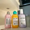 Color Caramelo 250ml Polvo Fresco Botella Redonda Boston Cuidado de la Piel del Bebé Aceite Emulsión Tónico Loción Pura Esencia Botella de Empaque