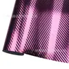 Transfronterizo Nuevo Producto Mascota Forjado Patrón Pagani Fibra de Carbono 6D Metal Electrochapado Rojo Dorado y Plateado Pegatina Película para Espejo Retrovisor