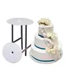 Soporte para Apilar Bases de Pastel de 4 pulgadas 6 pulgadas 8 pulgadas Doble Capa Múltiples Capas Junta Fija Soporte para Árbol de los Deseos de Pastel