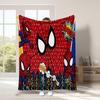 Manta de franela transfronteriza de Spider-Man, una generación de manta acolchada con estampado de dibujos animados, fábrica de impresión digital