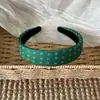 Faixa de Cabeça Retro com Bolinhas Estilo Coreano de Aba Larga para Mulheres, Fashion e Estilosa, Faixa de Cabeça Alta para Uso Diário, Acessório de Cabelo Elegante