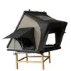 Tienda de campaña triangular para techo de aleación de aluminio en verde militar, versión extendida para exteriores