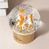Carrusel Bola de nieve Parque de atracciones turísticas Adornos de artesanía de resina Atracciones populares Recuerdo Personalización de bola de cristal