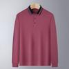 Polo de manga larga de alta gama ropa de trabajo solapa personalizada ropa de trabajo camiseta camisa cultural de empresa ropa de trabajo logotipo personalizado estampado