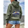 Sudadera con capucha de Comercio Exterior Transfronterizo Los Ángeles Costa Oeste Atardecer Playa Amazon Wishtemu