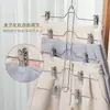 Novo Cabide de Calças de Cinco Camadas Prendedor de Calças Prendedor de Saias Multicamadas Suporte para Saias Curtas Shorts Cabide de Armazenamento Metal Antiderrapante Suporte de Armazenamento para Calcinhas