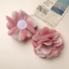 Estilo Floresta Fresco Estilo Fada Organza Rosa DIY Acessórios de Cabelo Feitos à Mão Corsage Sapatos Bolsas Acessórios para Roupas Acessórios
